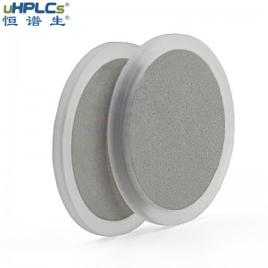恒谱生HPLC在线过滤器PCTFE不锈钢筛板液相色谱滤膜，OD22.4*ID19.0*H1.6
