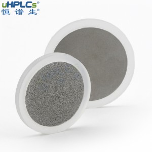 恒谱生超高压PCTFE液相色谱耗材不锈钢在线过滤器筛板，OD6.4*ID1.6*H1.6
